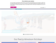 Tablet Screenshot of familyadventureholidays.com